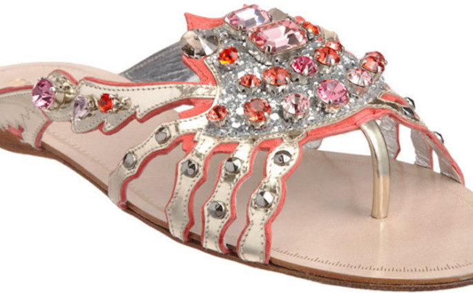 MiuMiuEmbellishedCrabSandal